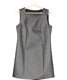 Abercrombie & Fitch Metallic High-neck Shift Mini Dress UK S