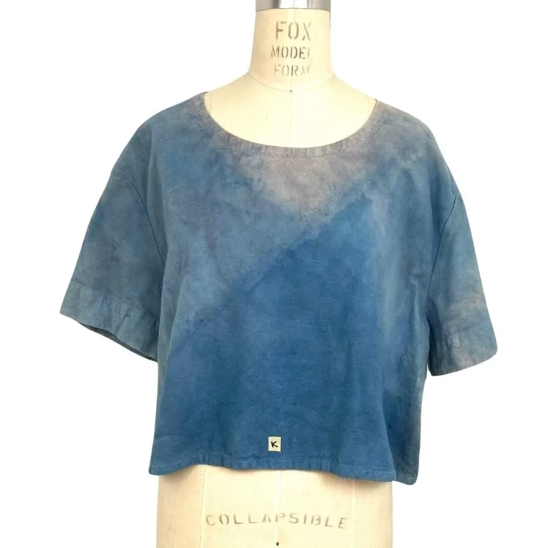Allyn Boxy Tee in Purple Flannel | Pattern K