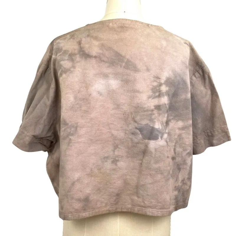 Allyn Boxy Tee in Rose Mauve Flannel | Pattern B