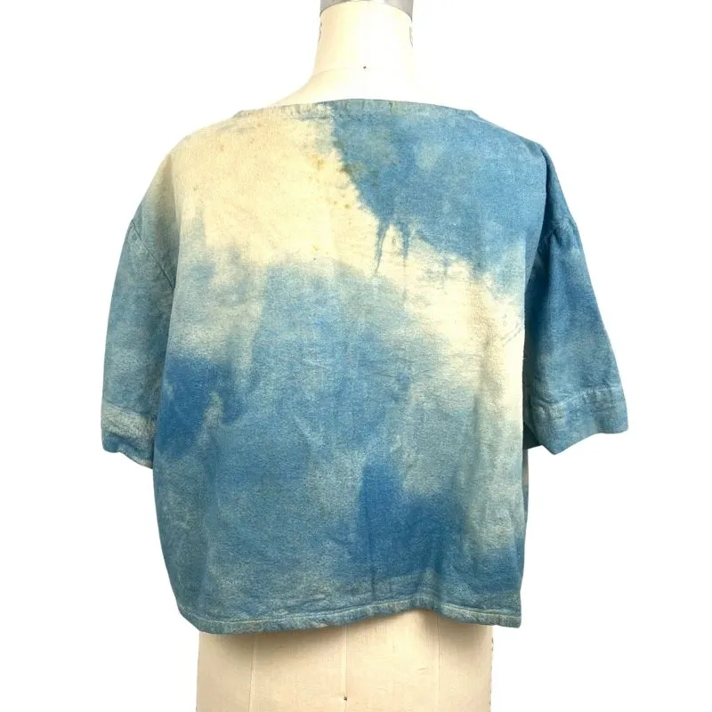Allyn Boxy Tee in Teal Flannel | Pattern B