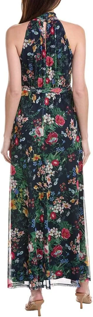 Anne Klein Women's Asymmetrical Ruffle Hem Maxi