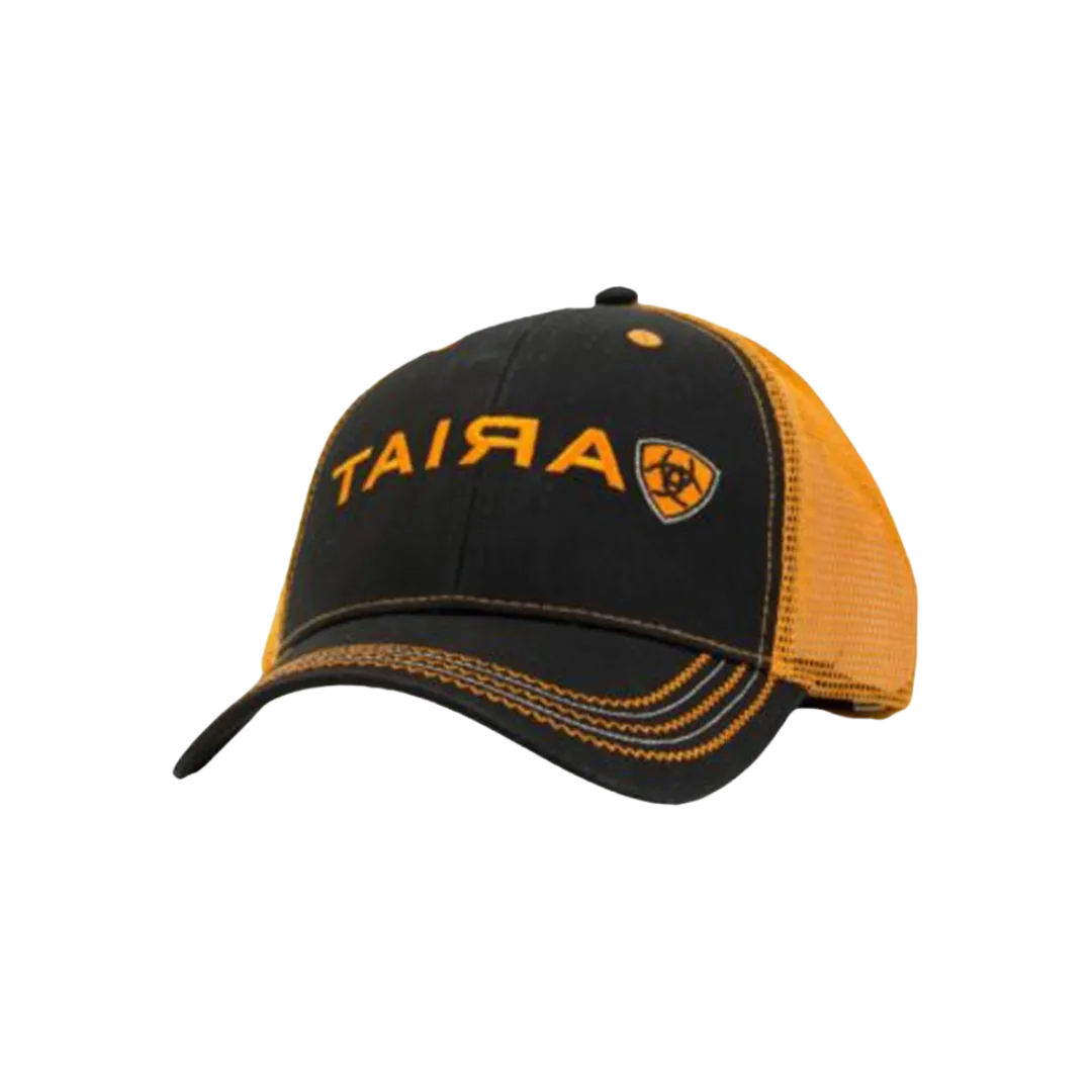 Ariat Black Mesh Embroidered Logo Cap