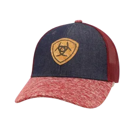 Ariat Blue Denim Cork Patch Mesh Cap