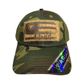 Ariat M&F Camo Cork Patch US Flag Cap