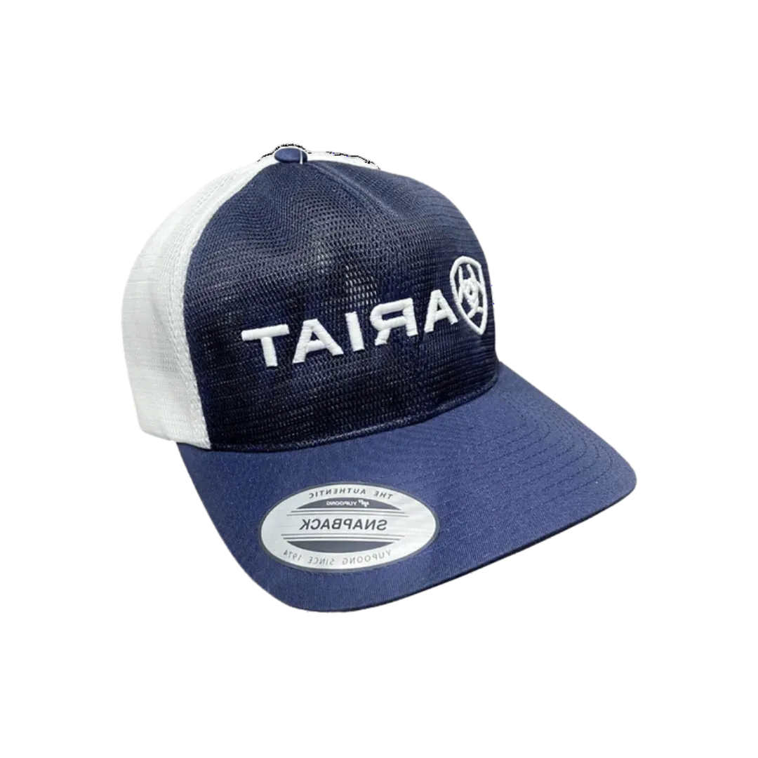 Ariat M&F Navy Mesh Embroidered Cap