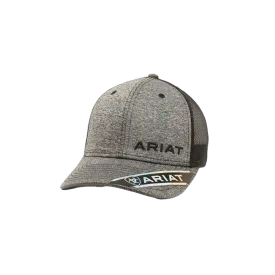 Ariat M&F Richardson 112 Grey & Black Logo Mesh Cap