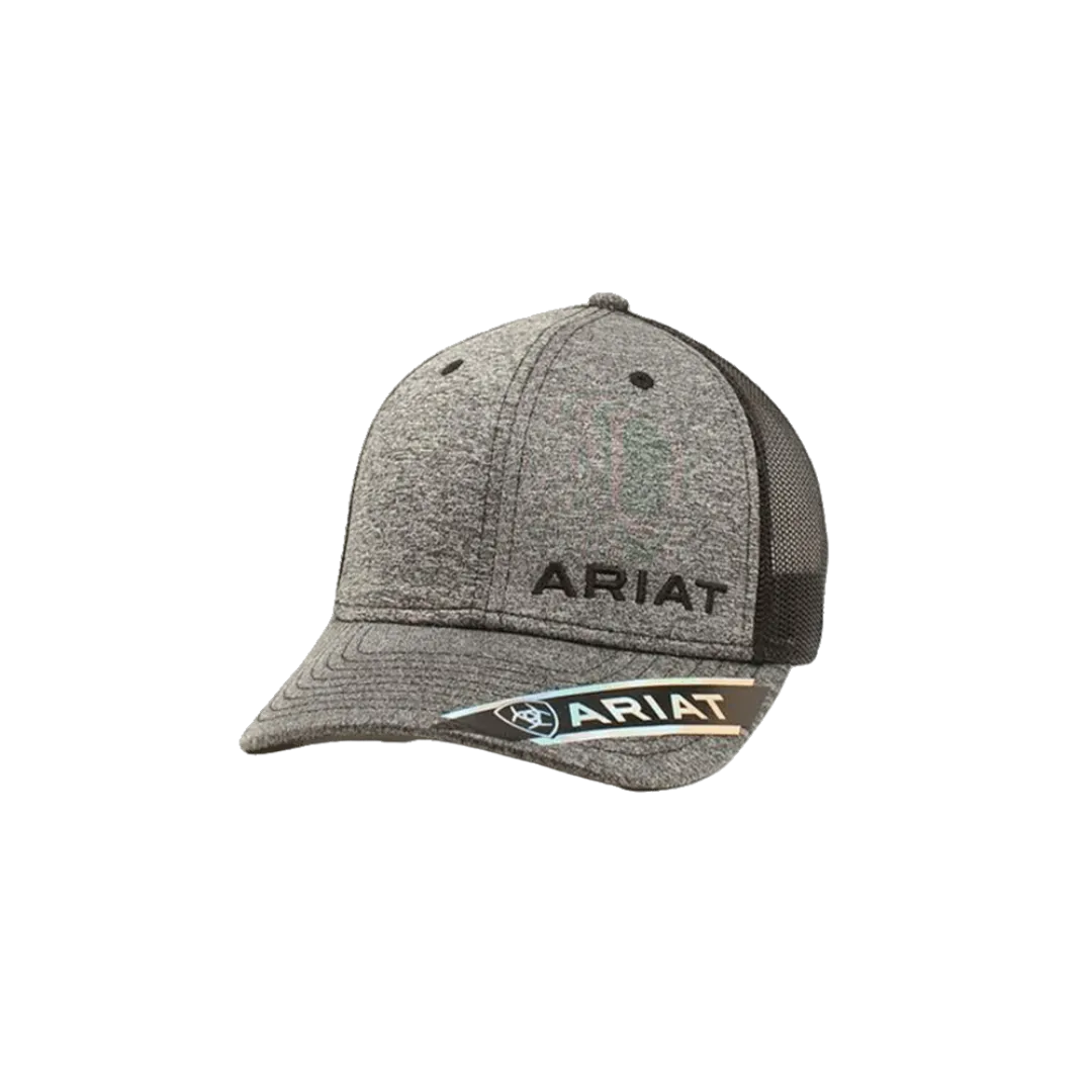 Ariat M&F Richardson 112 Grey & Black Logo Mesh Cap