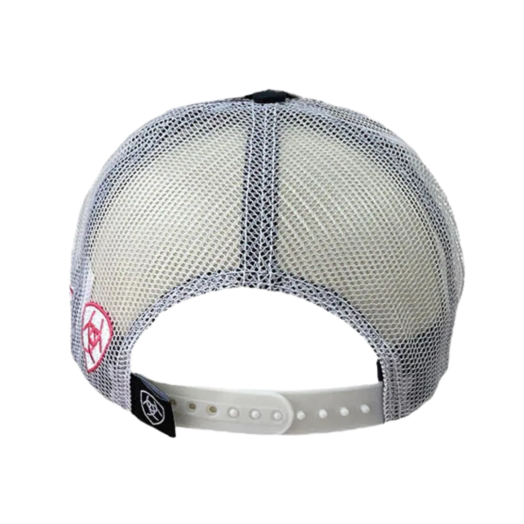 Ariat M&F Woman's Cactus Design Navy Mesh Cap