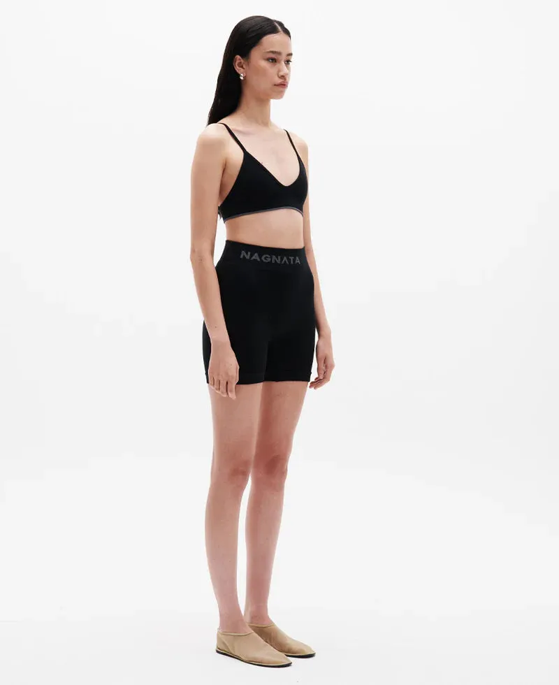 BALLET WOOL MINI SHORT - BLACK
