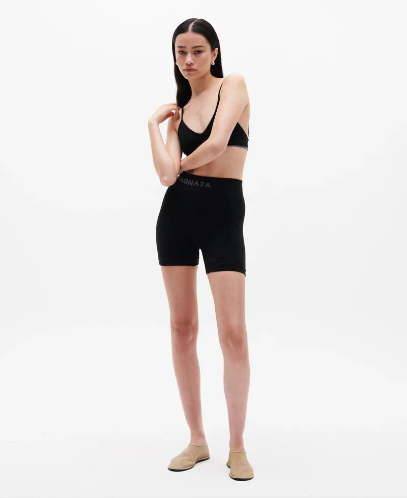 BALLET WOOL MINI SHORT - BLACK