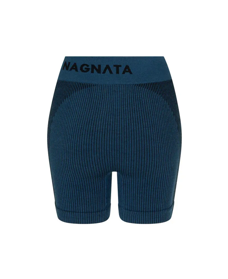 BALLET WOOL MINI SHORT - OCEAN