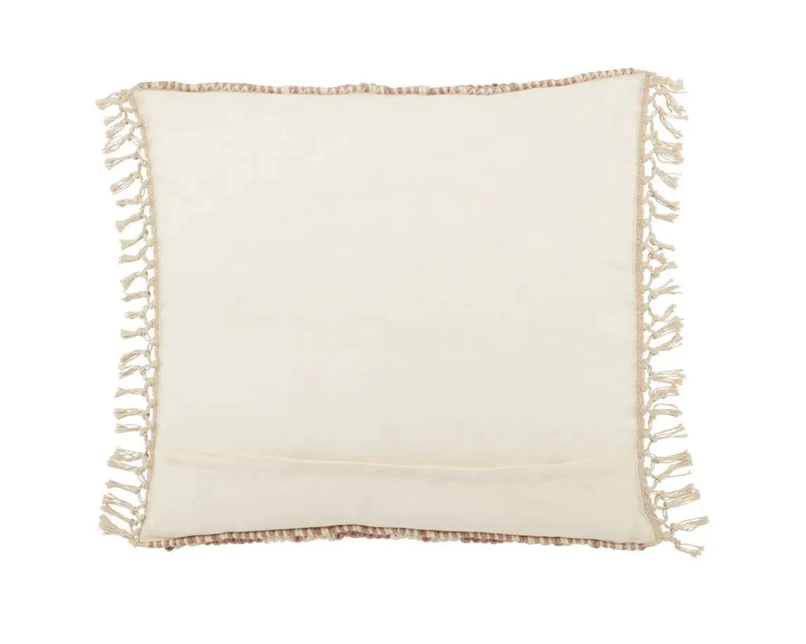 Bayu BAY03 Mauve/Ivory Pillow