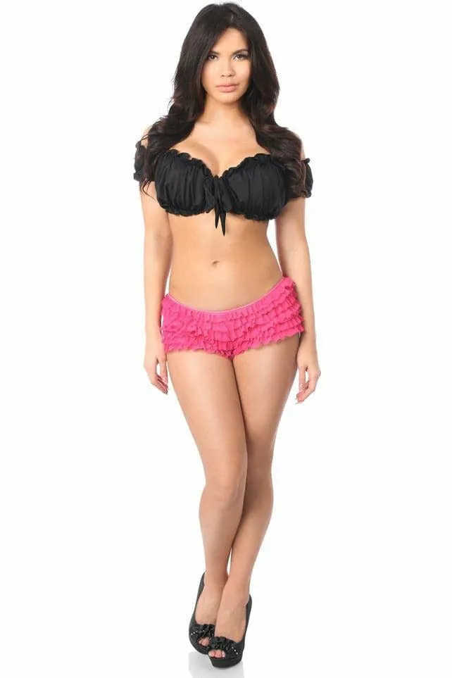 Black Peasant Top