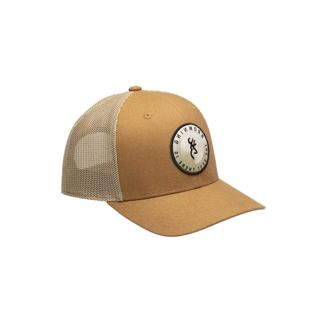 Browning Men's Fairfield Snap Back Tan Cap