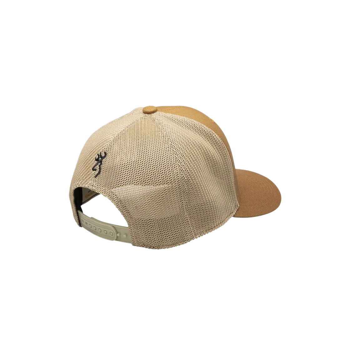 Browning Men's Fairfield Snap Back Tan Cap