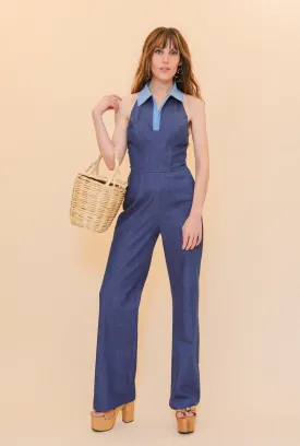 Cecilia Jumpsuit in Denim