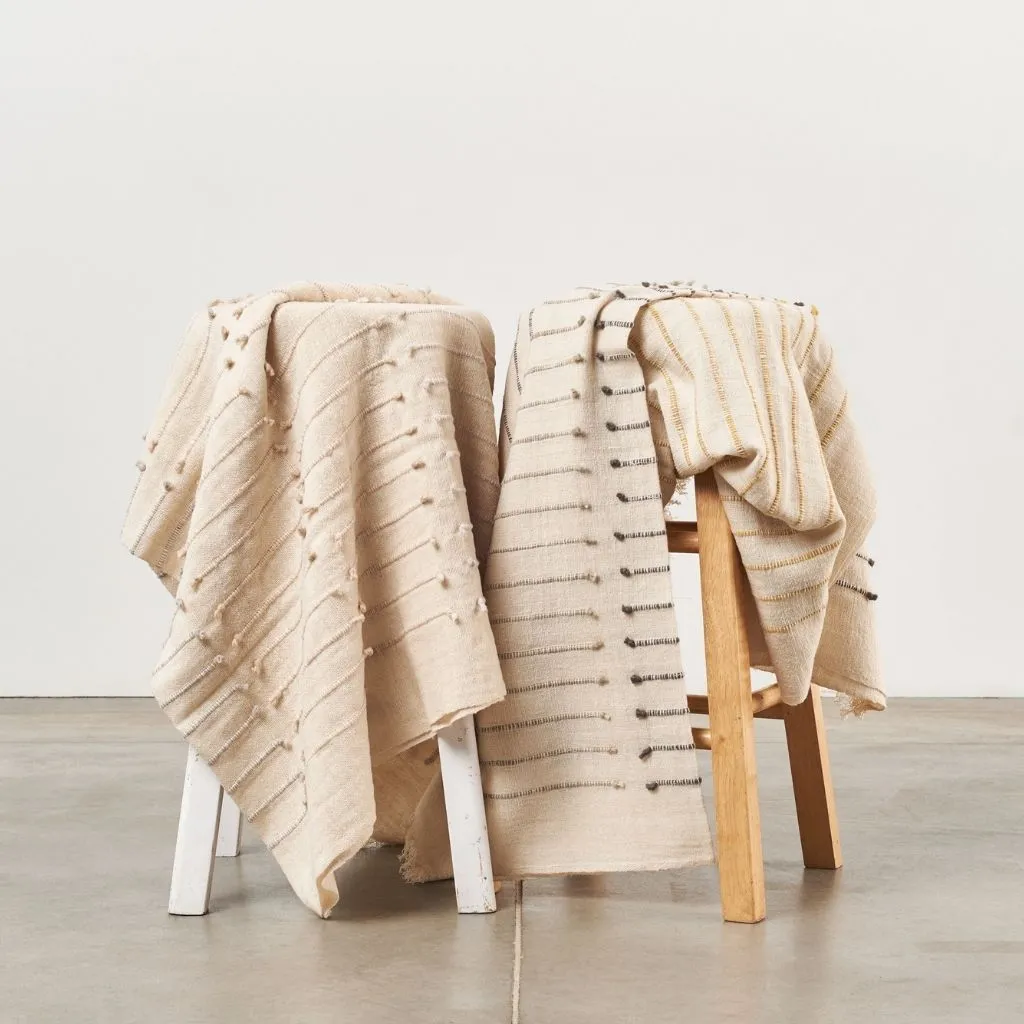 Chalk Merino Throw