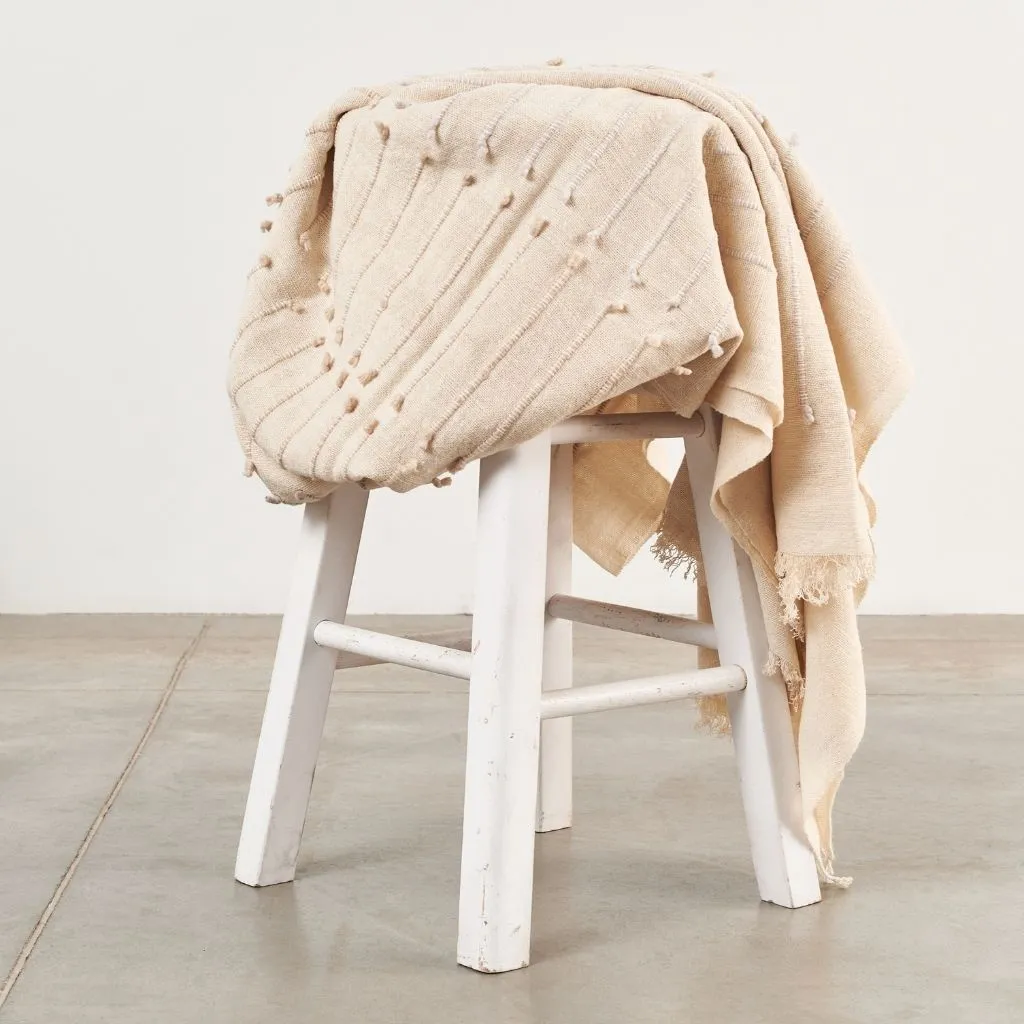 Chalk Merino Throw