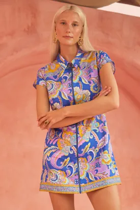 Cindy Mini Dress - Electric Indigo