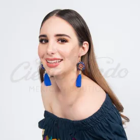 Crystal Tasseled Earrings