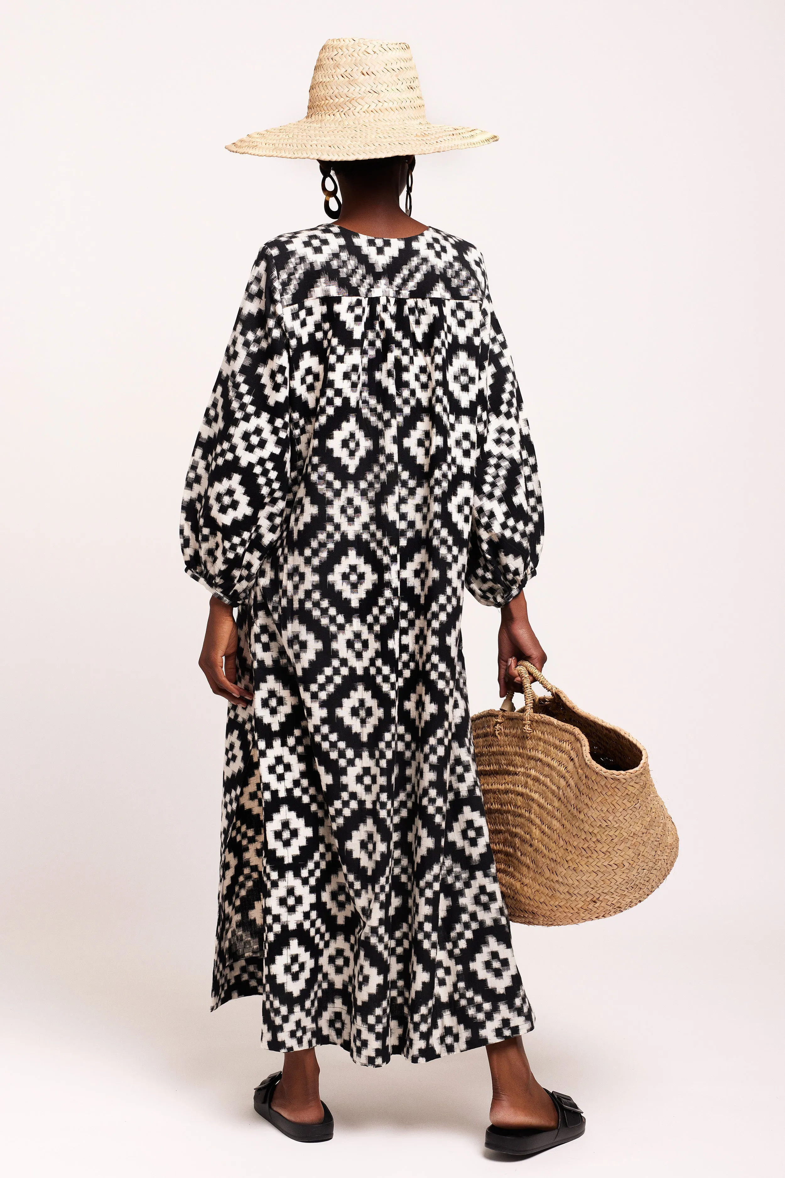 Dorcas Black Kaftan