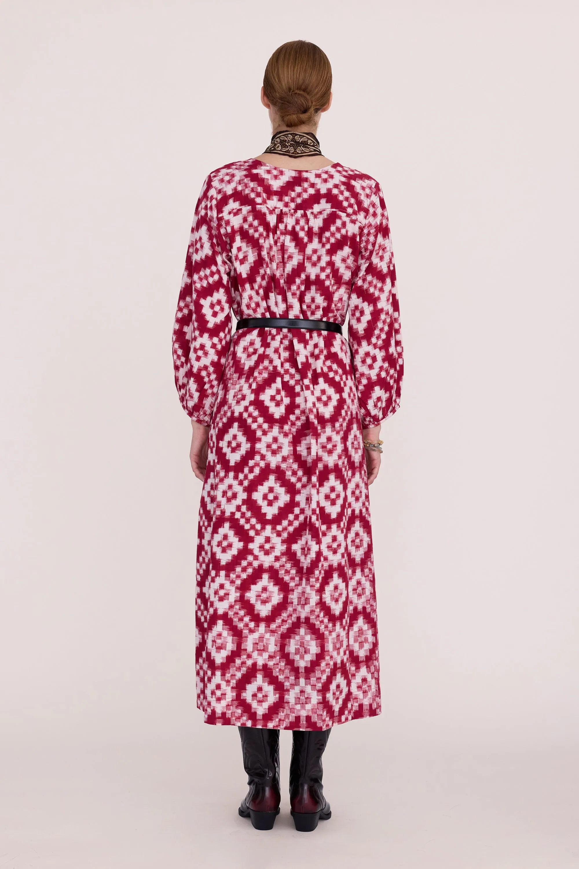 Dorcas Red Kaftan