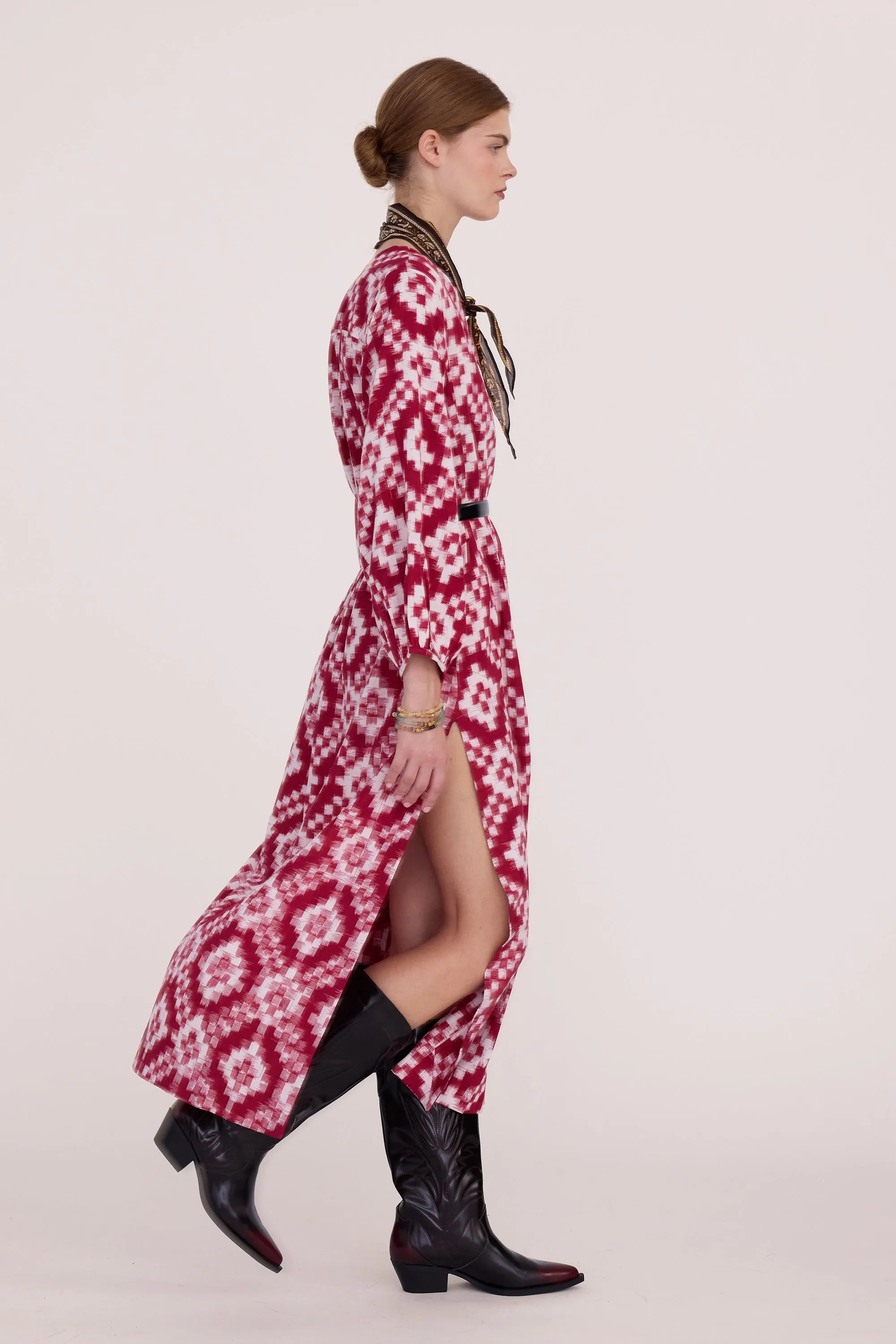 Dorcas Red Kaftan