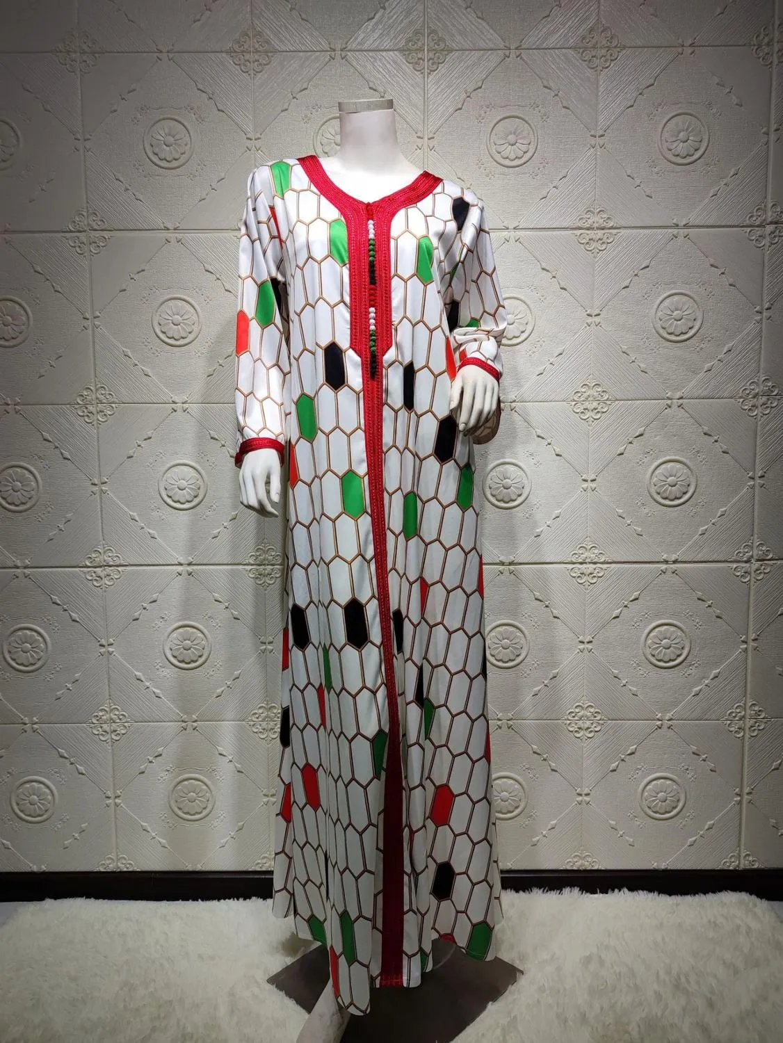Dubai Kaftan Abaya Evening Print Kaftans