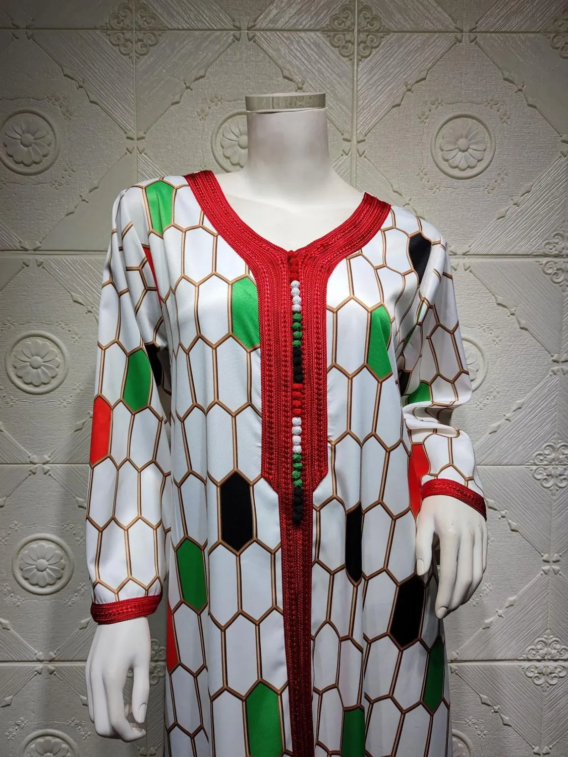 Dubai Kaftan Abaya Evening Print Kaftans