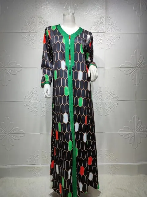Dubai Kaftan Abaya Evening Print Kaftans