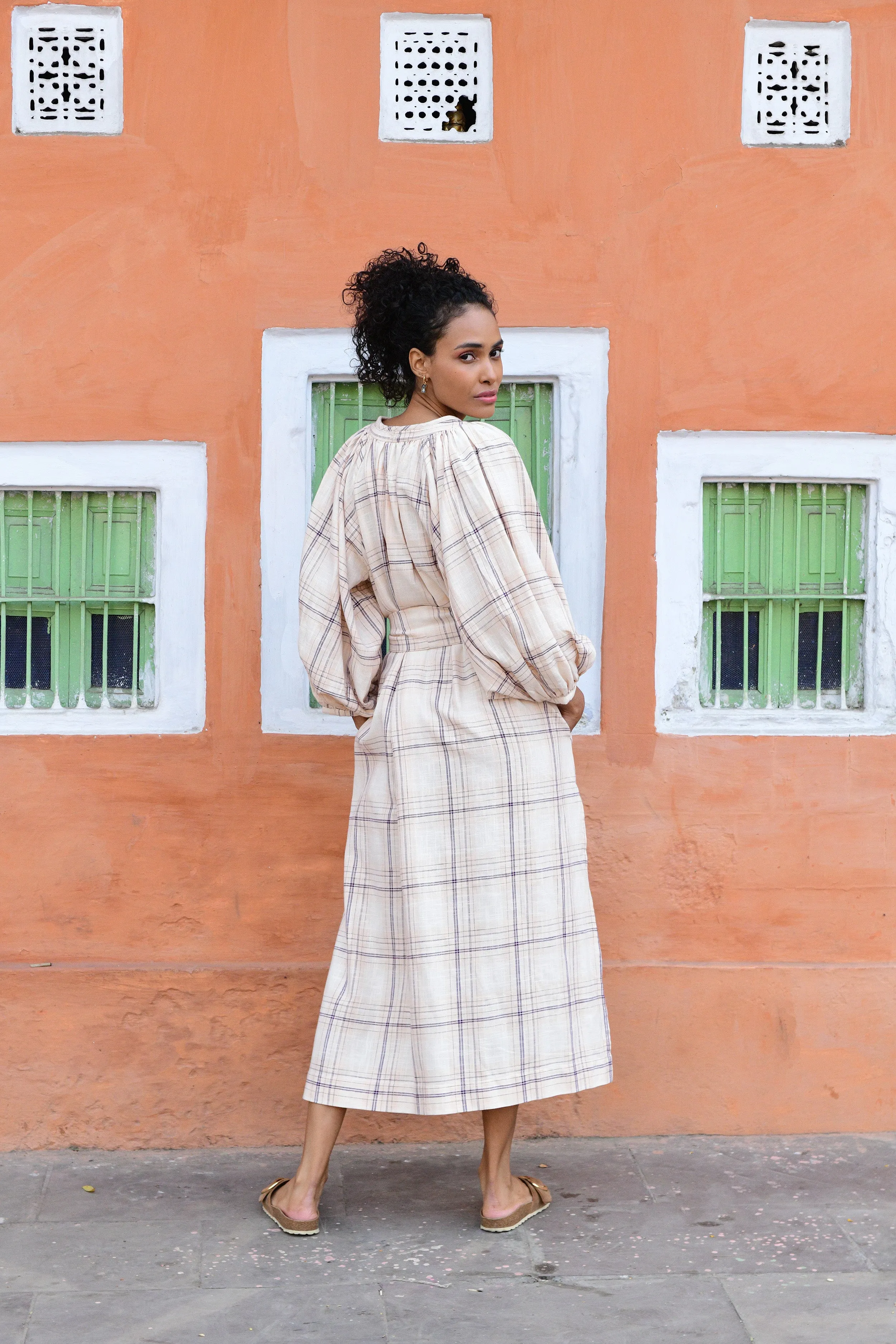 Ecru Chiko Long Kaftan