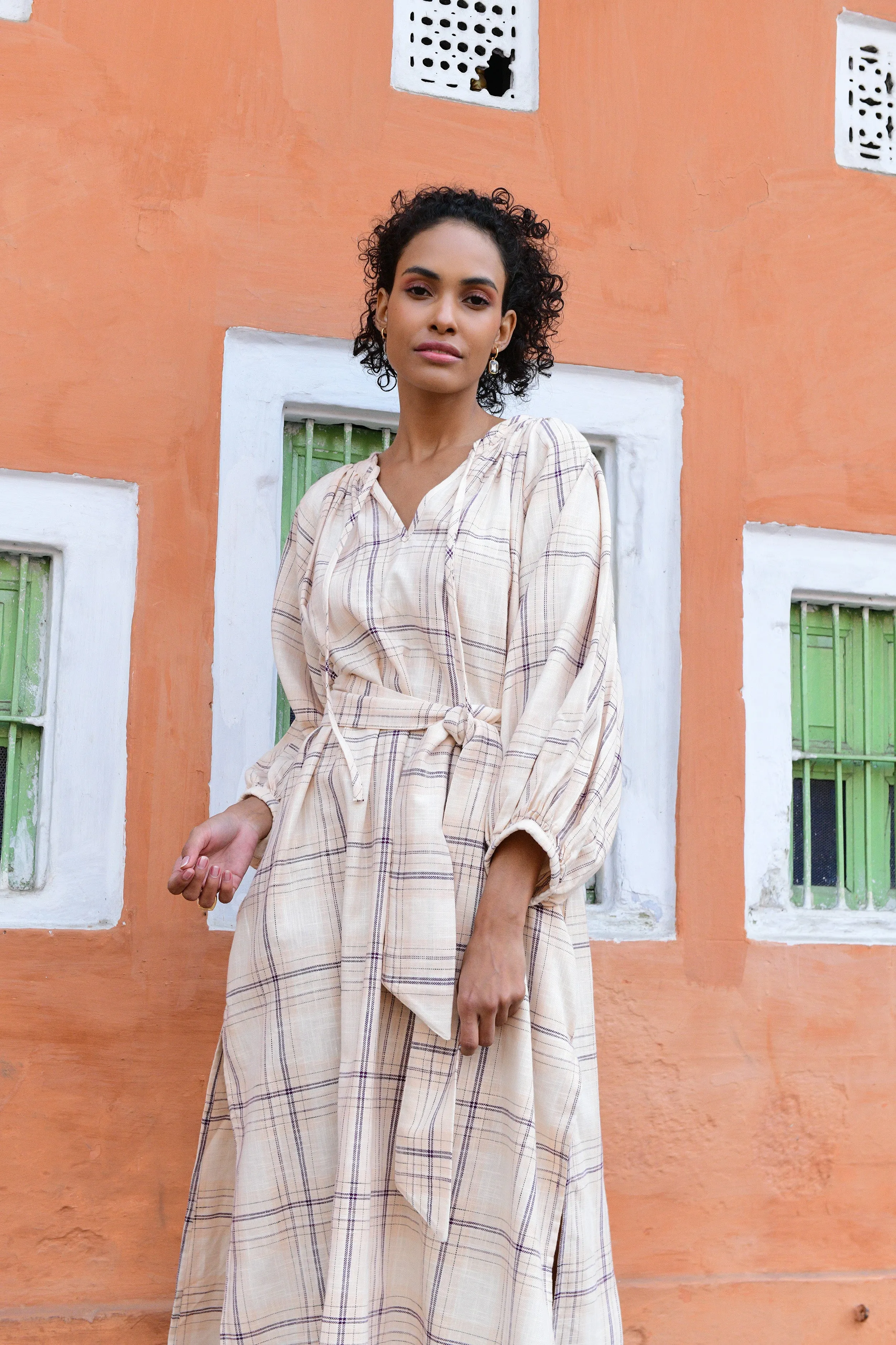 Ecru Chiko Long Kaftan