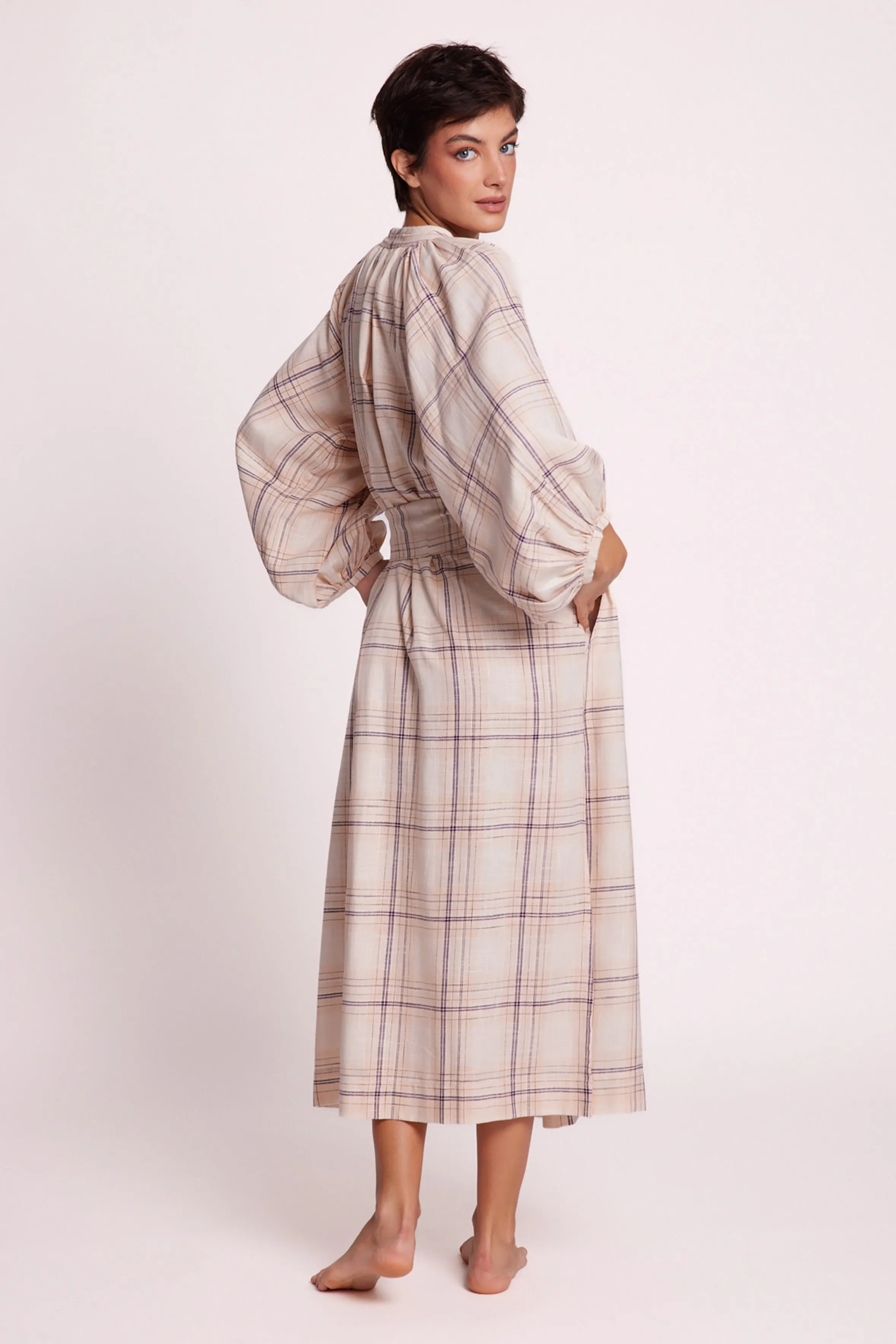 Ecru Chiko Long Kaftan