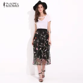 Flora Embroidered Midi