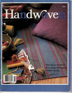 Handwoven November/December 1990
