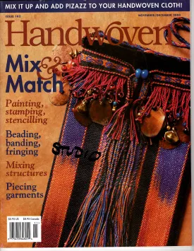 Handwoven November/December 2000