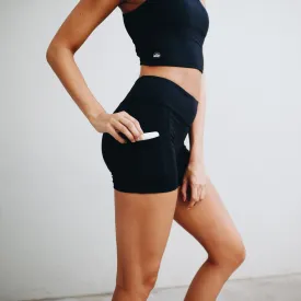 High Waisted Rio Shorts (3.75 in. inseam) - Black