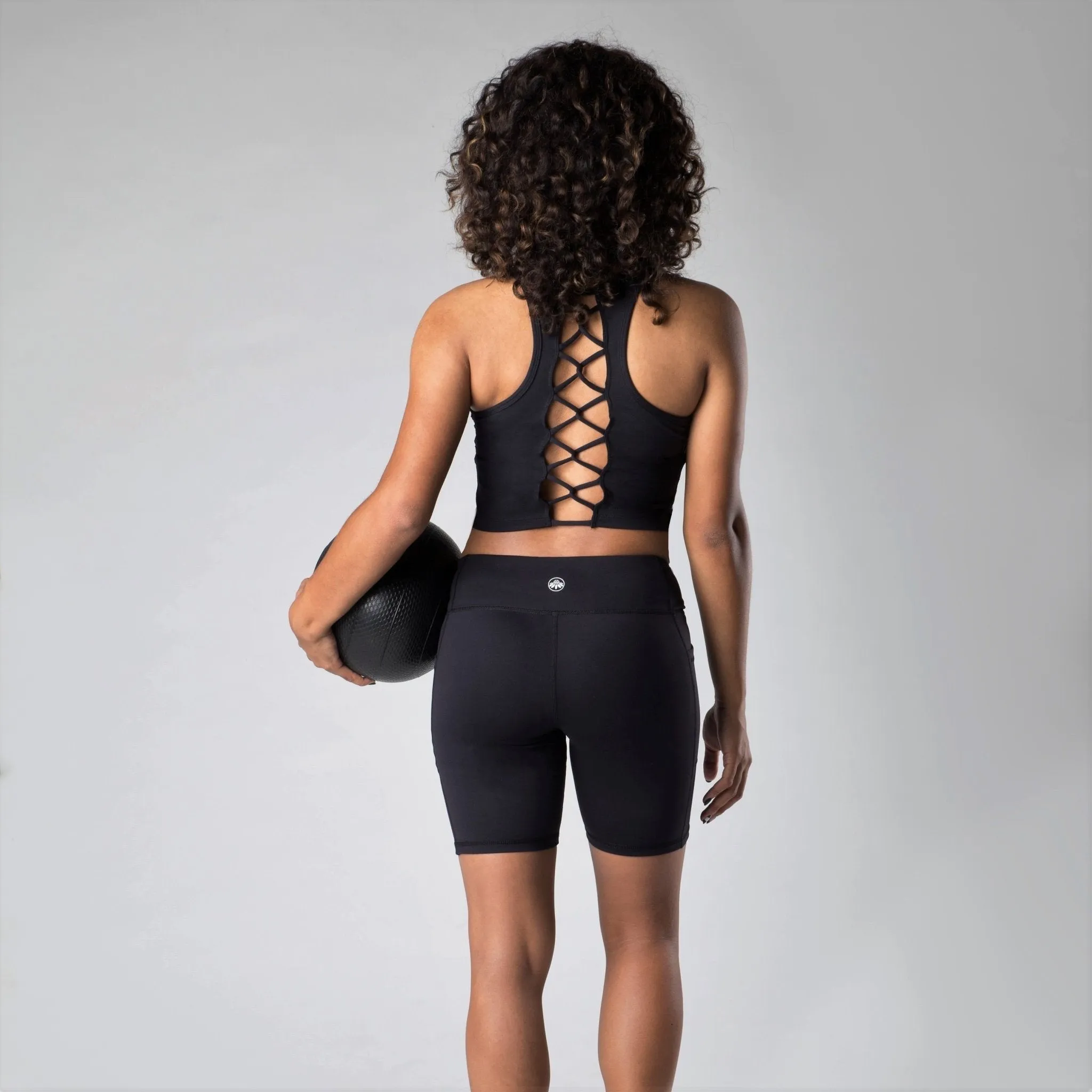 High Waisted Rio Shorts (7 in. inseam) - Black