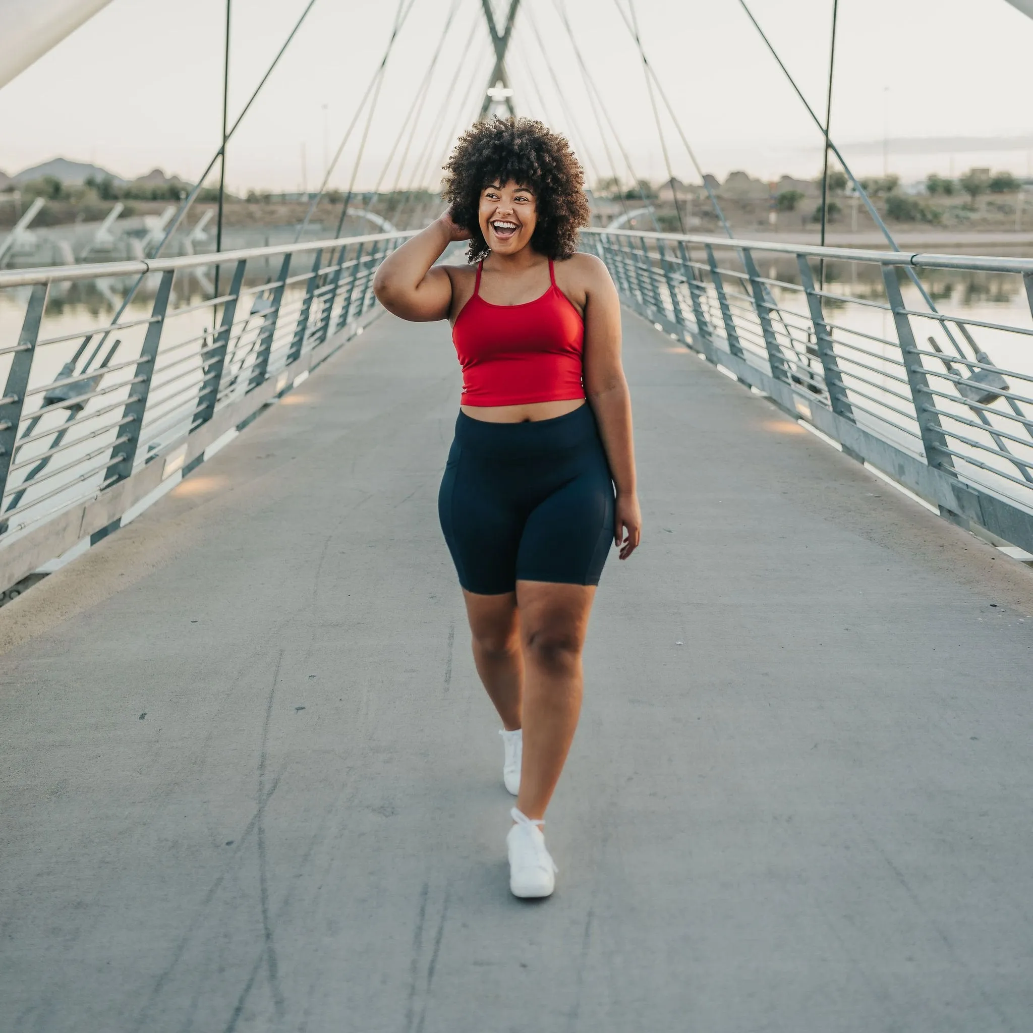 High Waisted Rio Shorts (7 in. inseam) - Navy