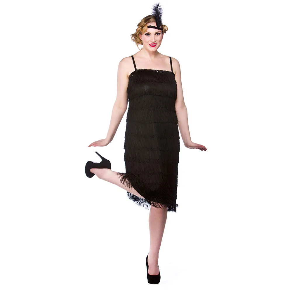 Jazzy Black Flapper Costume