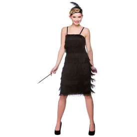 Jazzy Black Flapper Costume