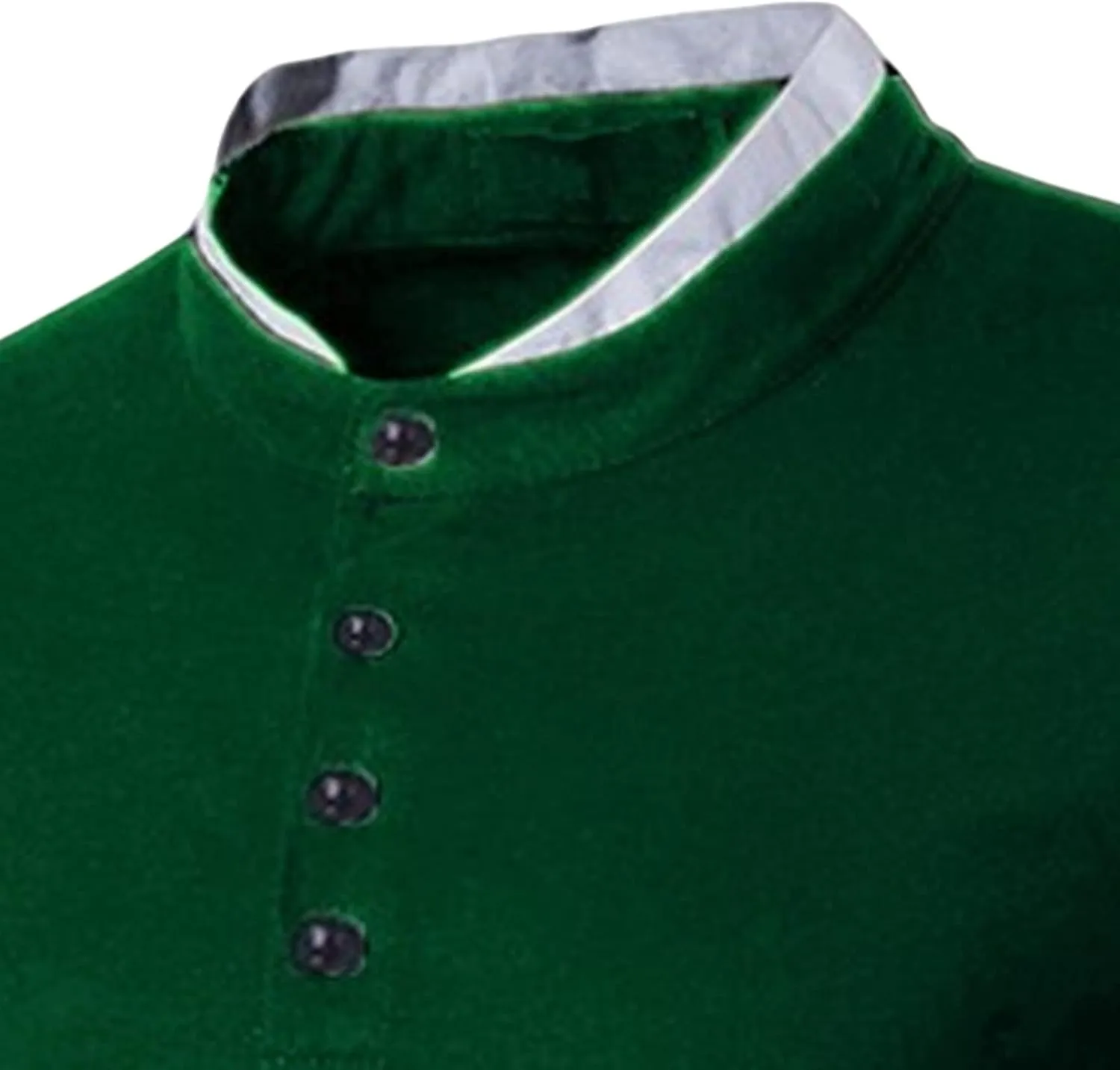 JEShifangjiusu Men's Short Sleeve Cotton Shirt Summer Casual Regular Fit Polo Shirt Contrast Color Collar Fashion T-Shirts
