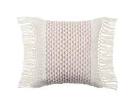 Liri LIR11 Light Burgundy/Ivory Pillow