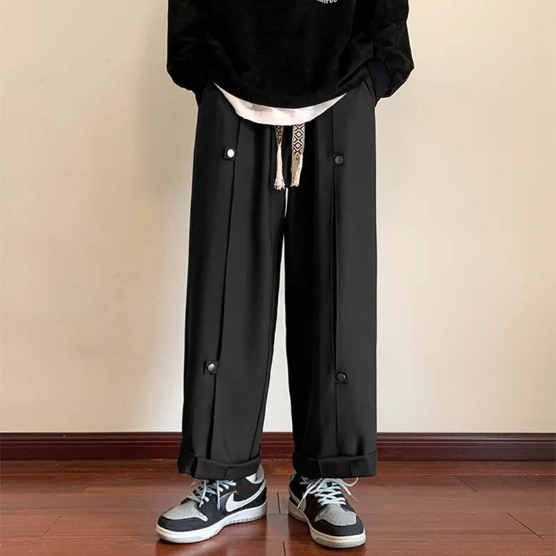 Loose Wide-leg Straight Leg Mopping Trousers