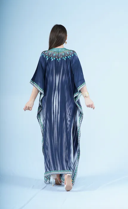 Maxi Kaftan- Leo Swirl