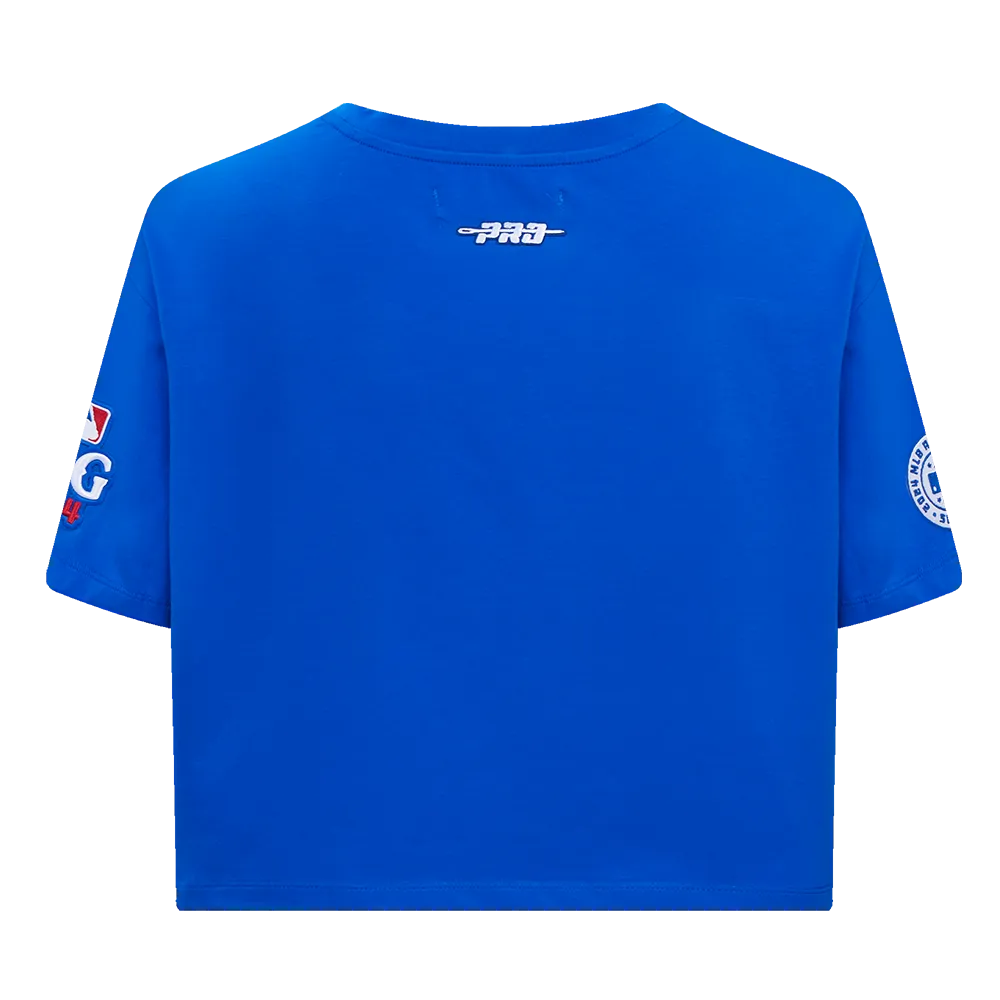 MLB ALL STAR 2024 WOMEN'S SJ BOXY TEE (ROYAL BLUE)