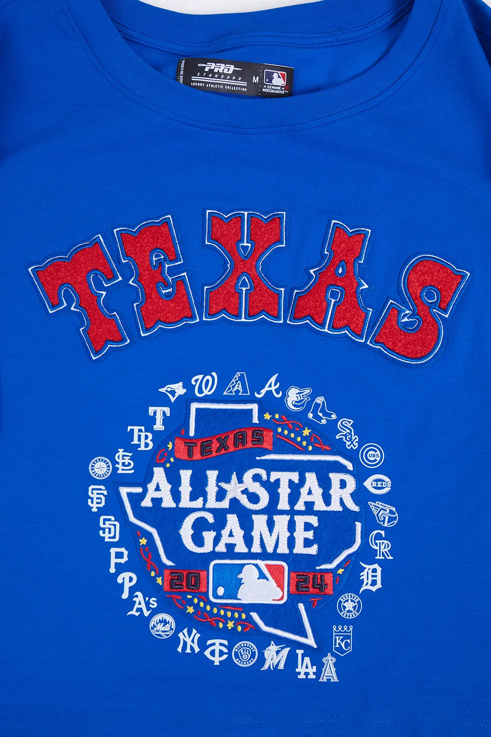 MLB ALL STAR 2024 WOMEN'S SJ BOXY TEE (ROYAL BLUE)