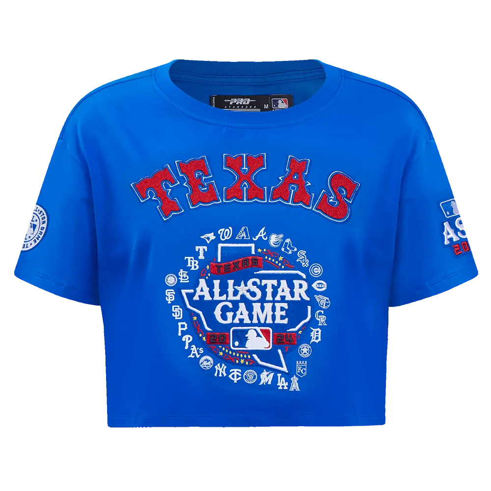 MLB ALL STAR 2024 WOMEN'S SJ BOXY TEE (ROYAL BLUE)