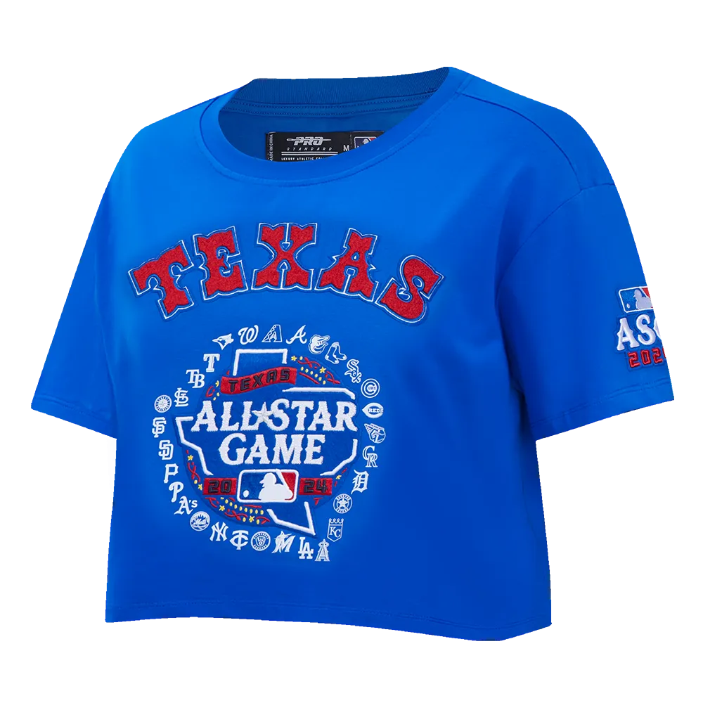 MLB ALL STAR 2024 WOMEN'S SJ BOXY TEE (ROYAL BLUE)