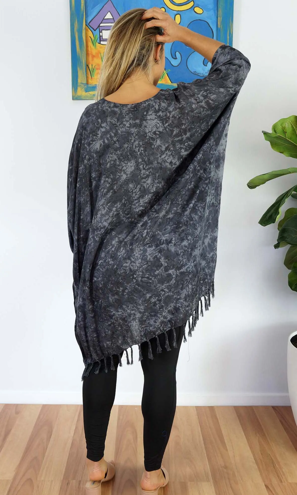 Rayon Cover Up V Neck Glacier, More Colours